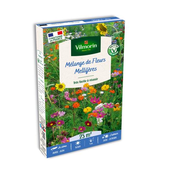 Mélanges de fleurs - Fleurs Mellifères - 25 m² - Mélange de fleurs - face recto